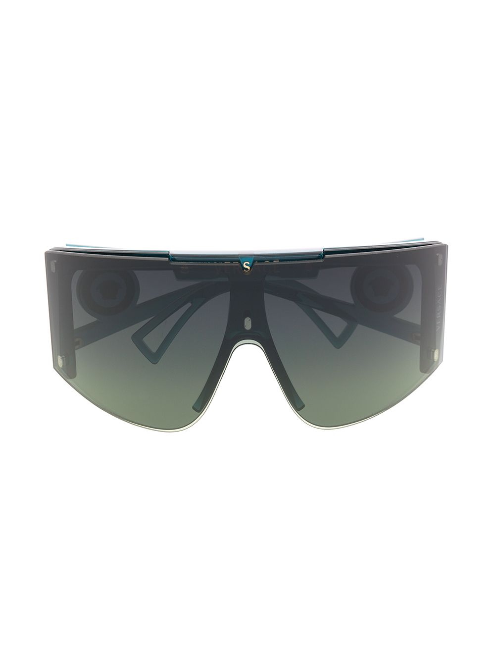 фото Versace eyewear солнцезащитные очки-маска medusina icon