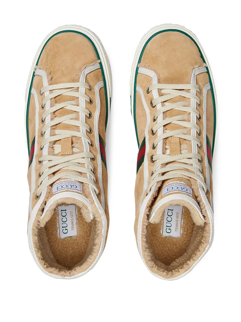 shearling lined tennis shoes