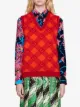 Gucci jacquard knitted vest