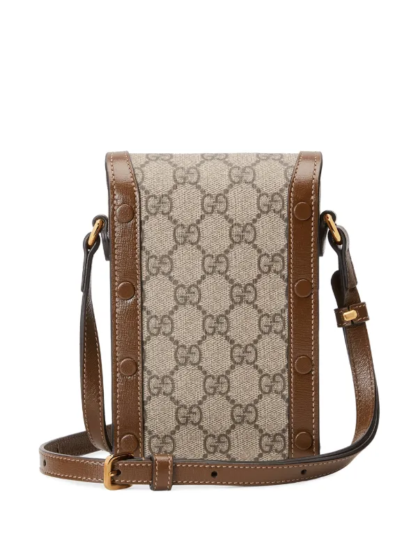 Gucci Horsebit 1955 mini bag in brown leather