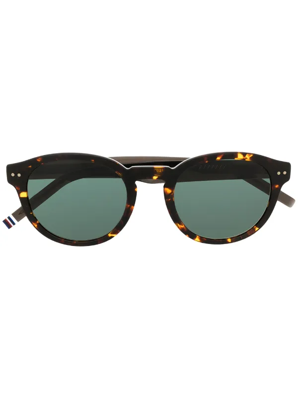 Tommy hilfiger tortoiseshell round sunglasses Clearance