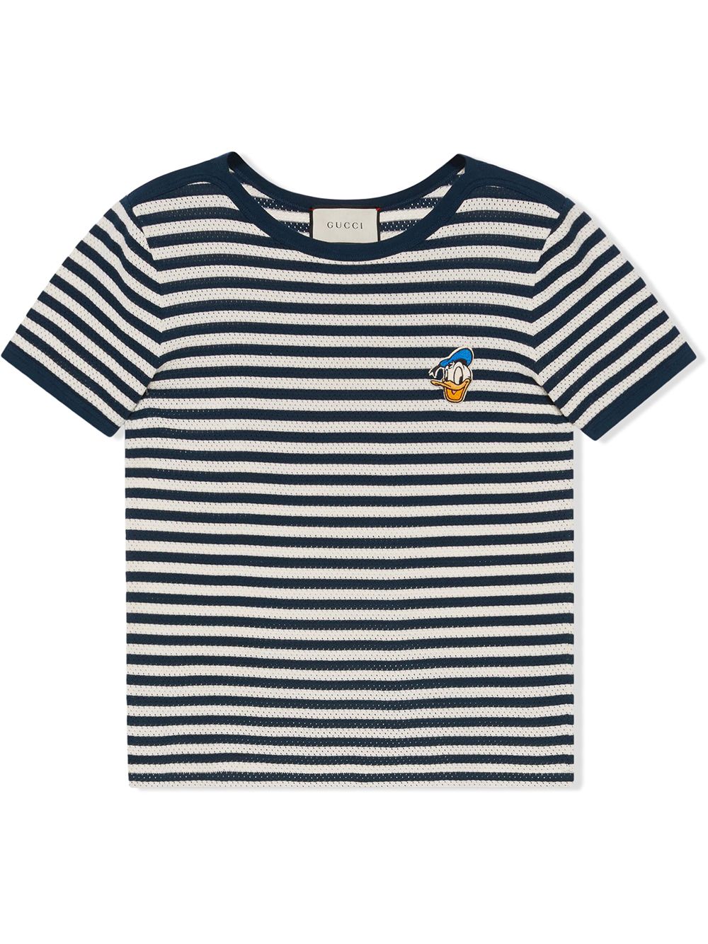 Gucci X Disney Donald Duck Striped T-shirt in Blue for Men