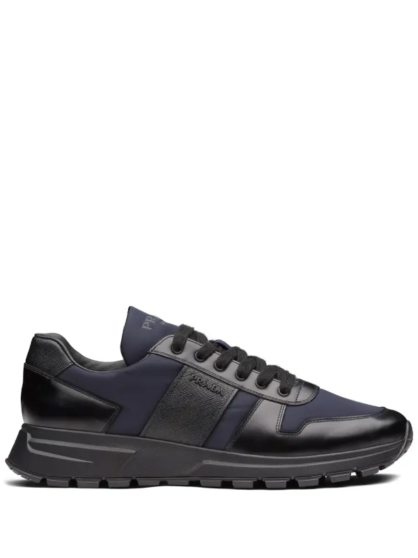 prada panelled sneakers