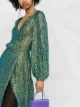 Temperley London Billie sequin wrap dress