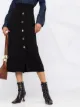Temperley London high-waist knitted skirt