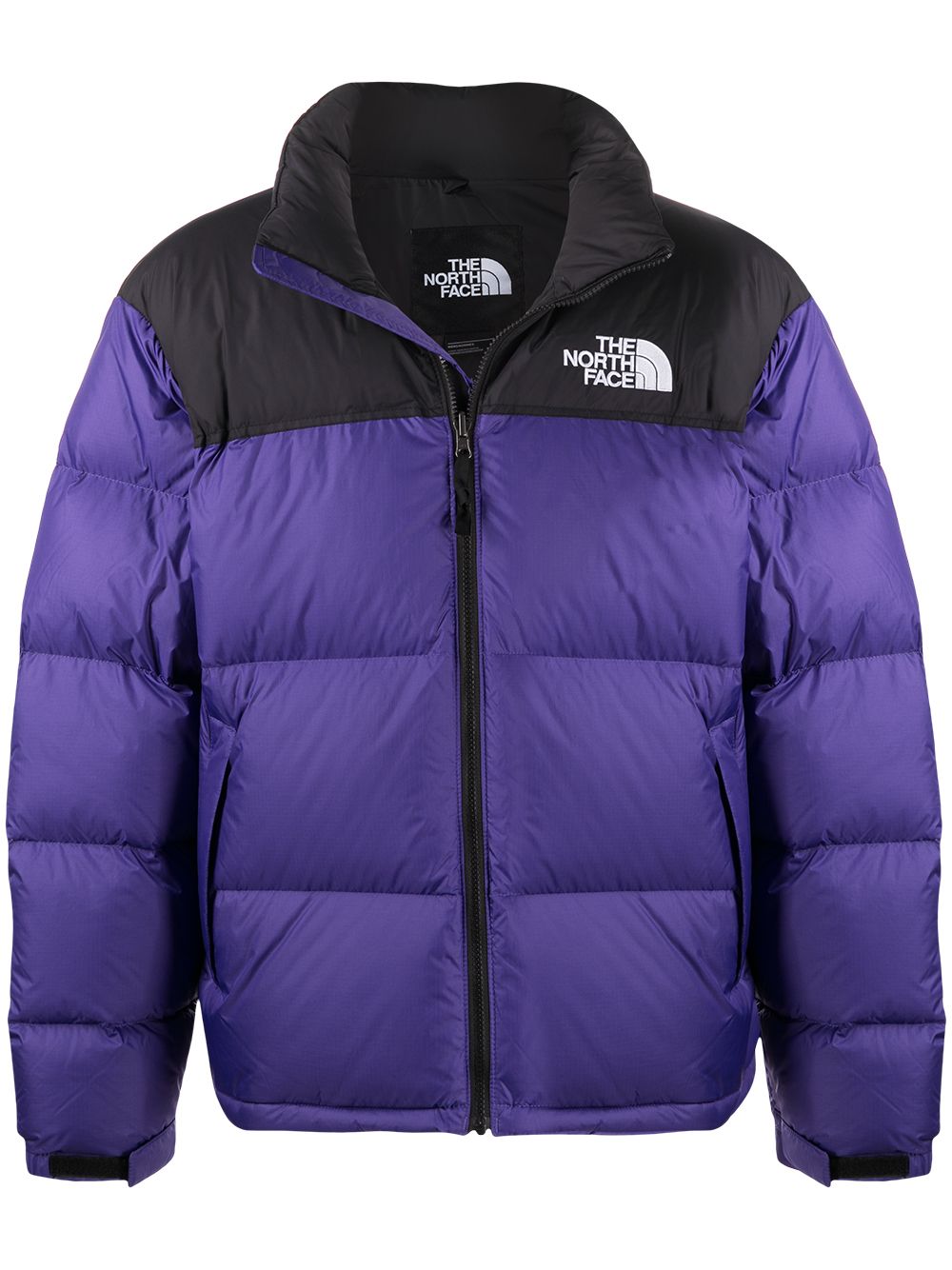 фото The north face пуховик в двух тонах