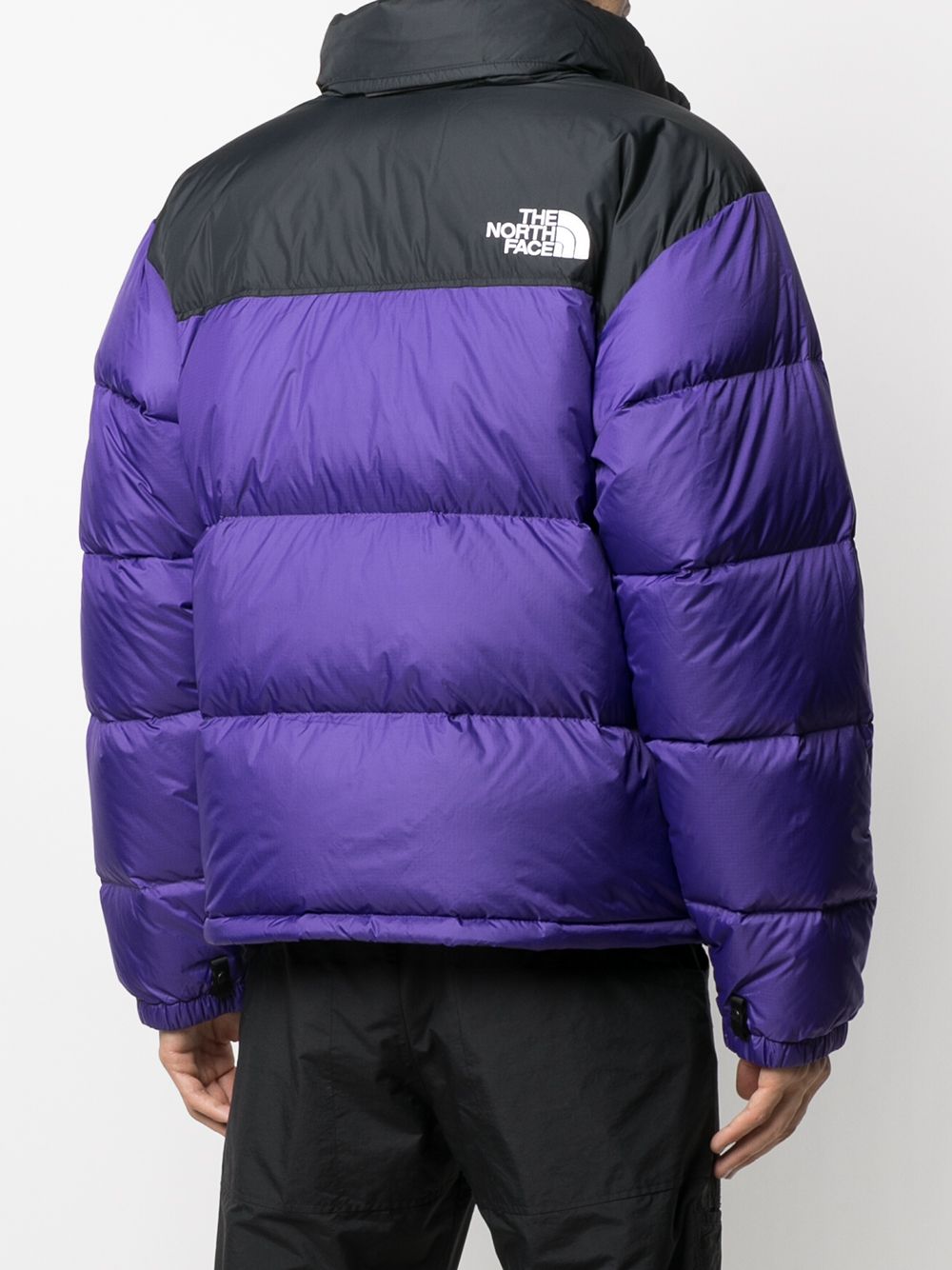 фото The north face пуховик в двух тонах