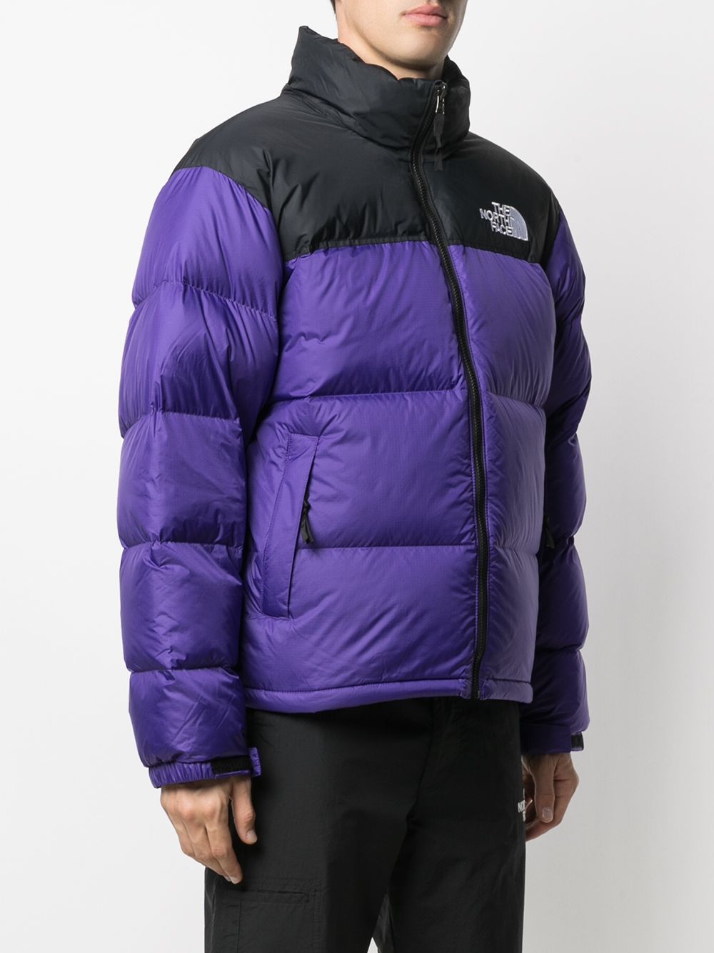 фото The north face пуховик в двух тонах