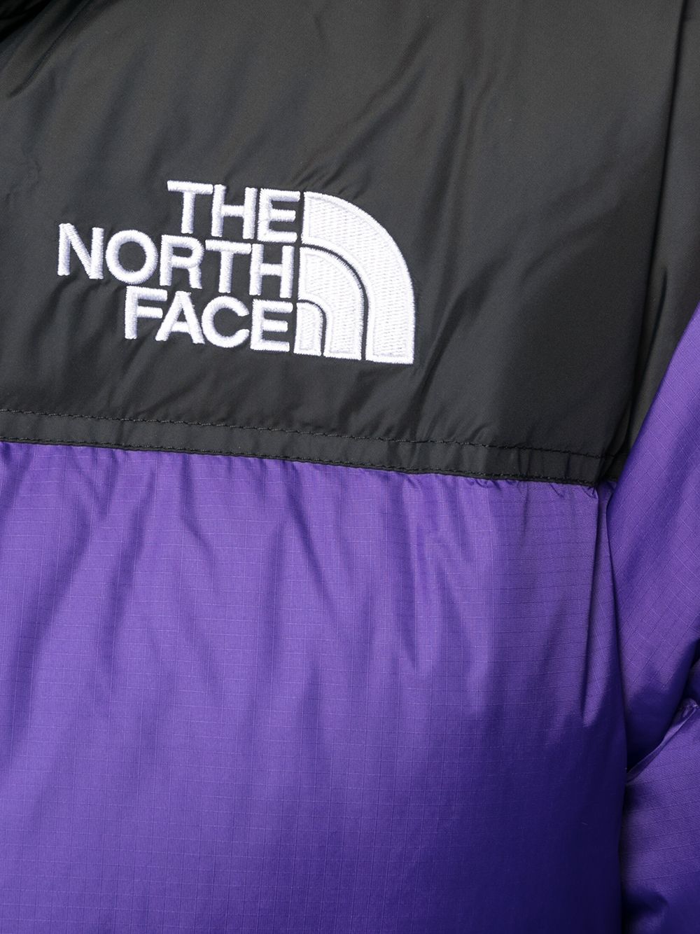 фото The north face пуховик в двух тонах