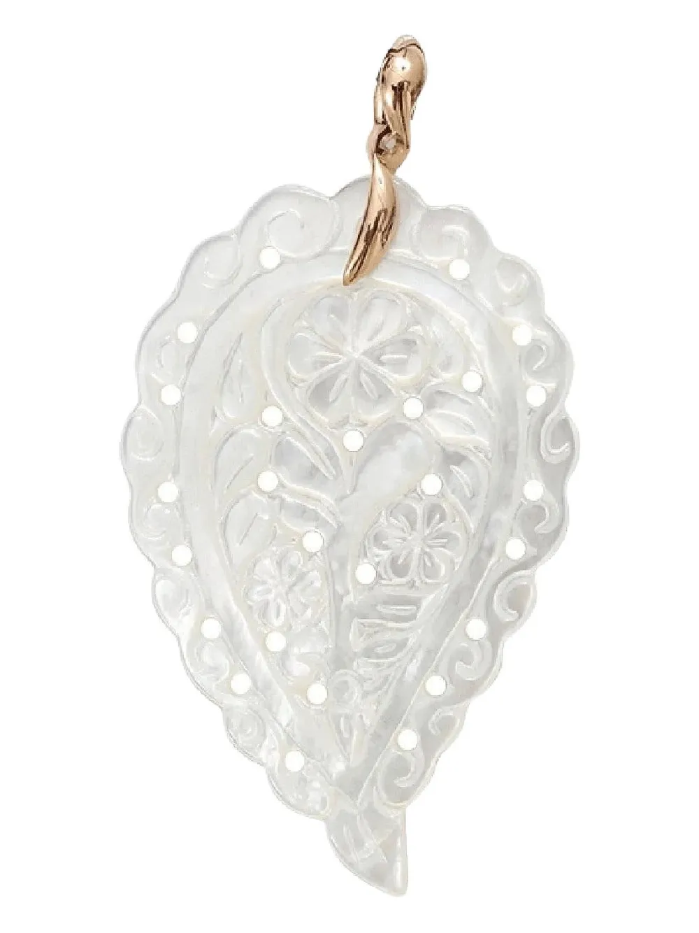 Tamara Comolli 18k Rose Gold India Pendant In White