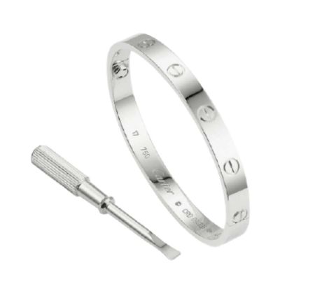 mens cartier bracelet silver