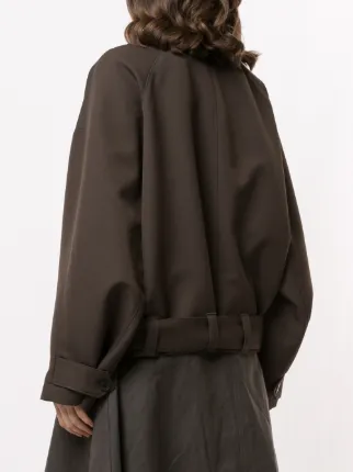 oversized belted jacket展示图