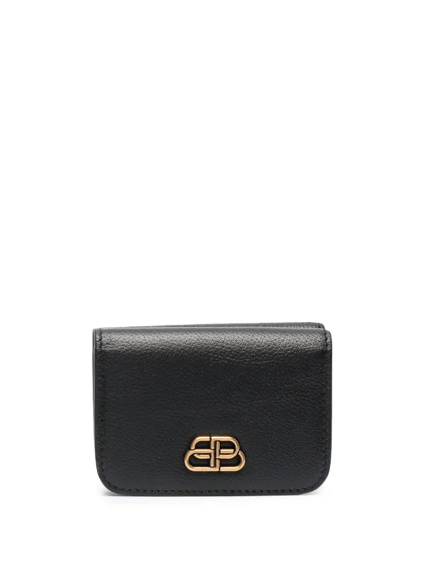 balenciaga card holder black