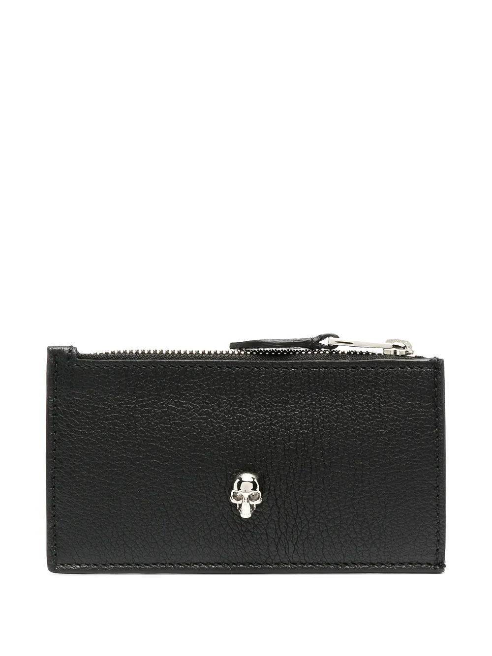 

Alexander McQueen skull zipped cardholder - Black