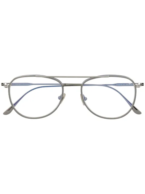 TOM FORD Eyewear blue-block pilot glasses