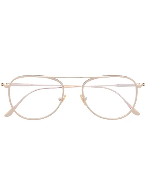 TOM FORD Eyewear blue-block pilot glasses