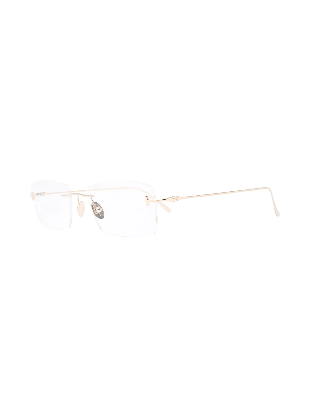 TOM FORD Eyewear FT5678 Rimless Glasses - Farfetch