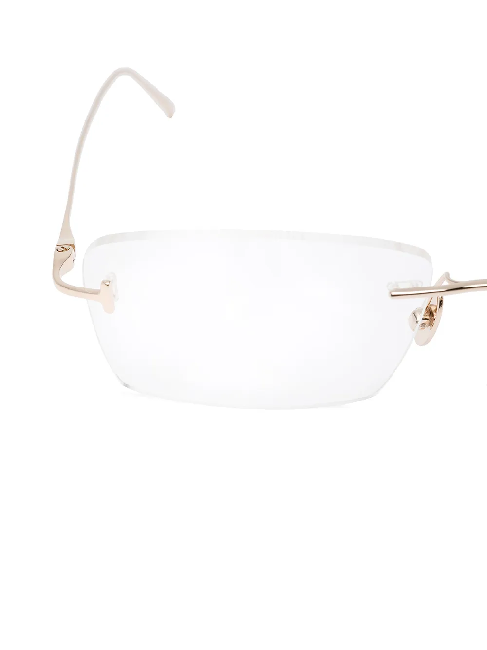 TOM FORD Eyewear FT5678 Rimless Glasses - Farfetch