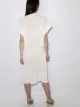 Low Classic short-sleeve pleated midi dress
