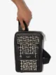 Balmain monogram-jacquard messenger bag