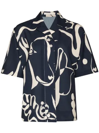 Low Classic abstract-print short-sleeve 