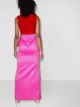 Solace London Ally two-tone peplum gown