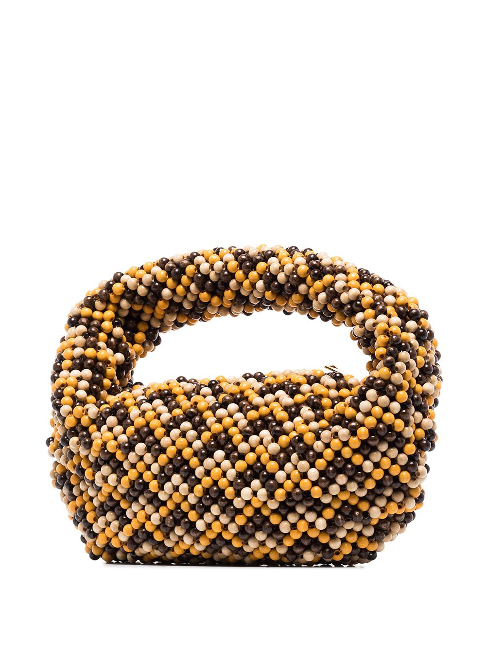 фото Bottega veneta beaded mini jodie clutch