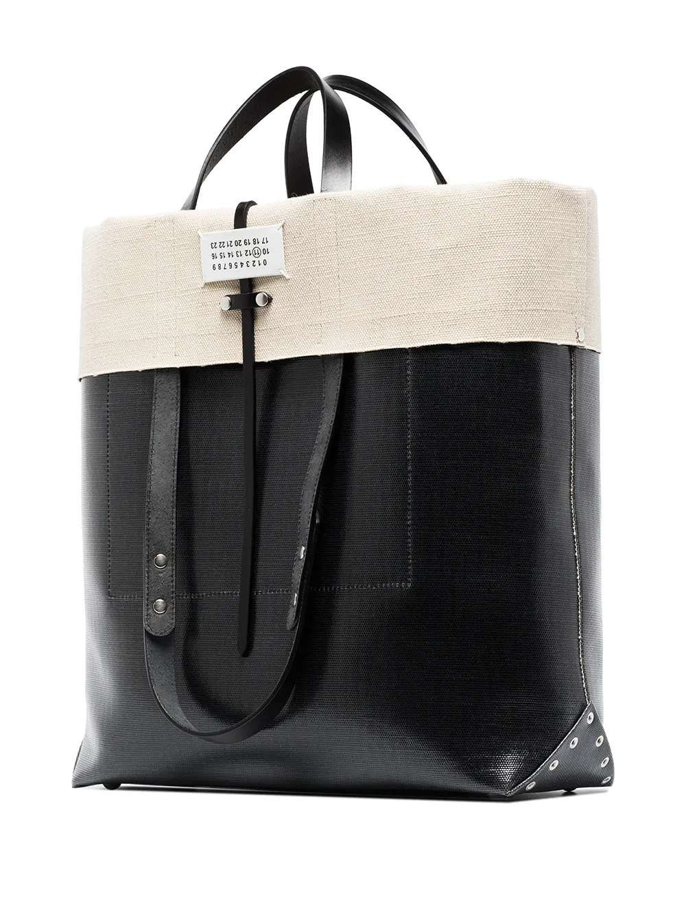 фото Maison margiela двухцветная сумка-тоут