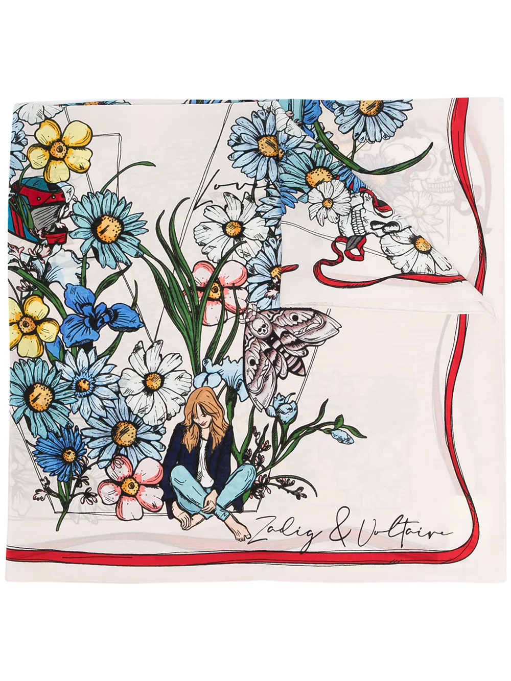 фото Zadig&voltaire платок lotty zv