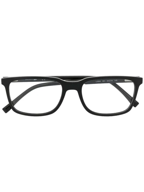 Lacoste lentes con armazón cuadrada