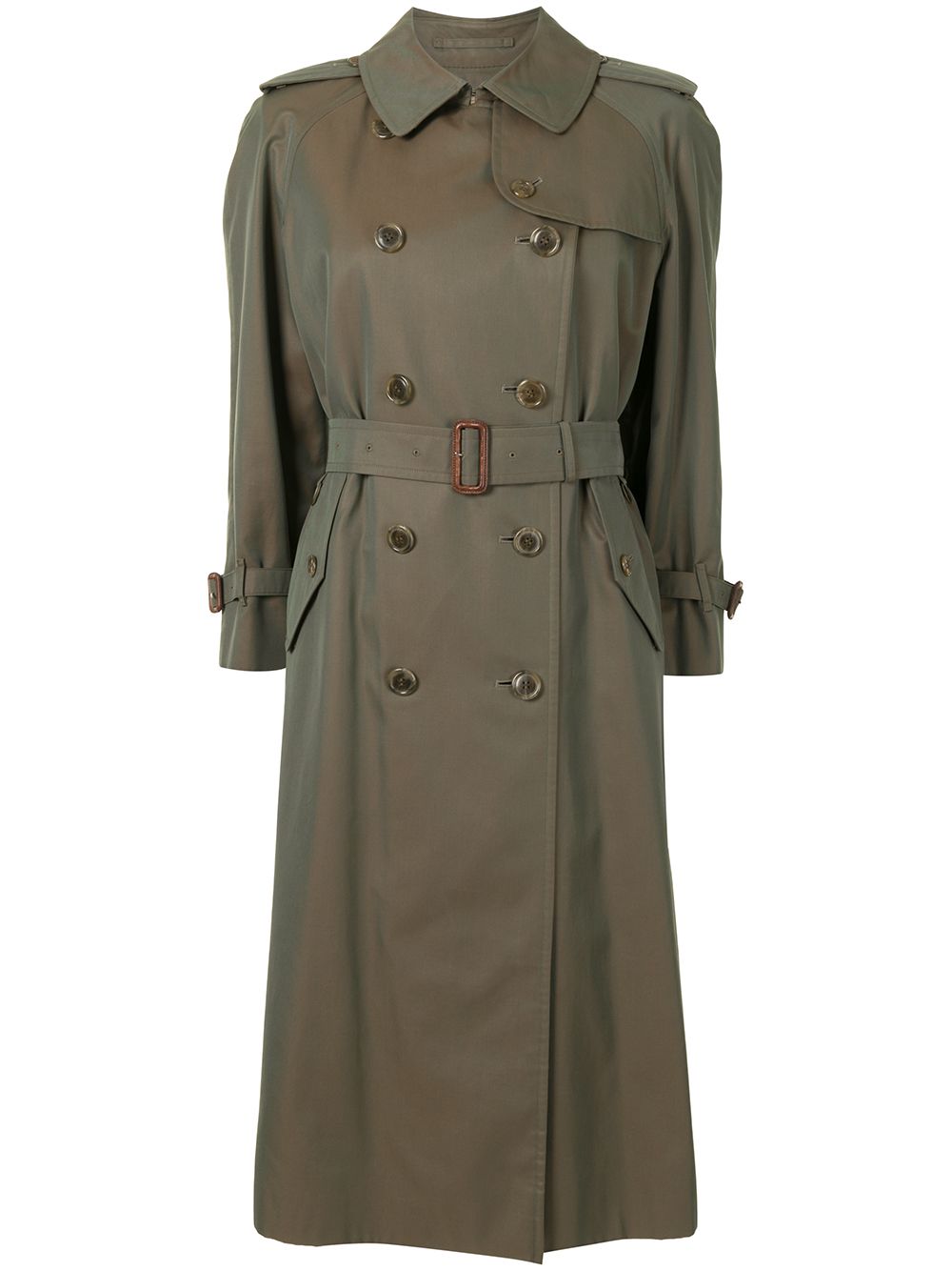 Burberry Pre-Owned knee-length Trench Coat - Farfetch
