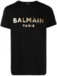 Image 1 of Balmain metallic logo print T-shirt