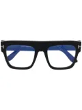 TOM FORD Eyewear square-frame clear-lens glasses - Black