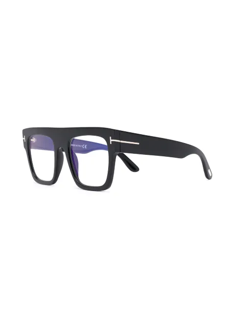 TOM FORD Eyewear square-frame clear-lens glasses FT0847S - 1