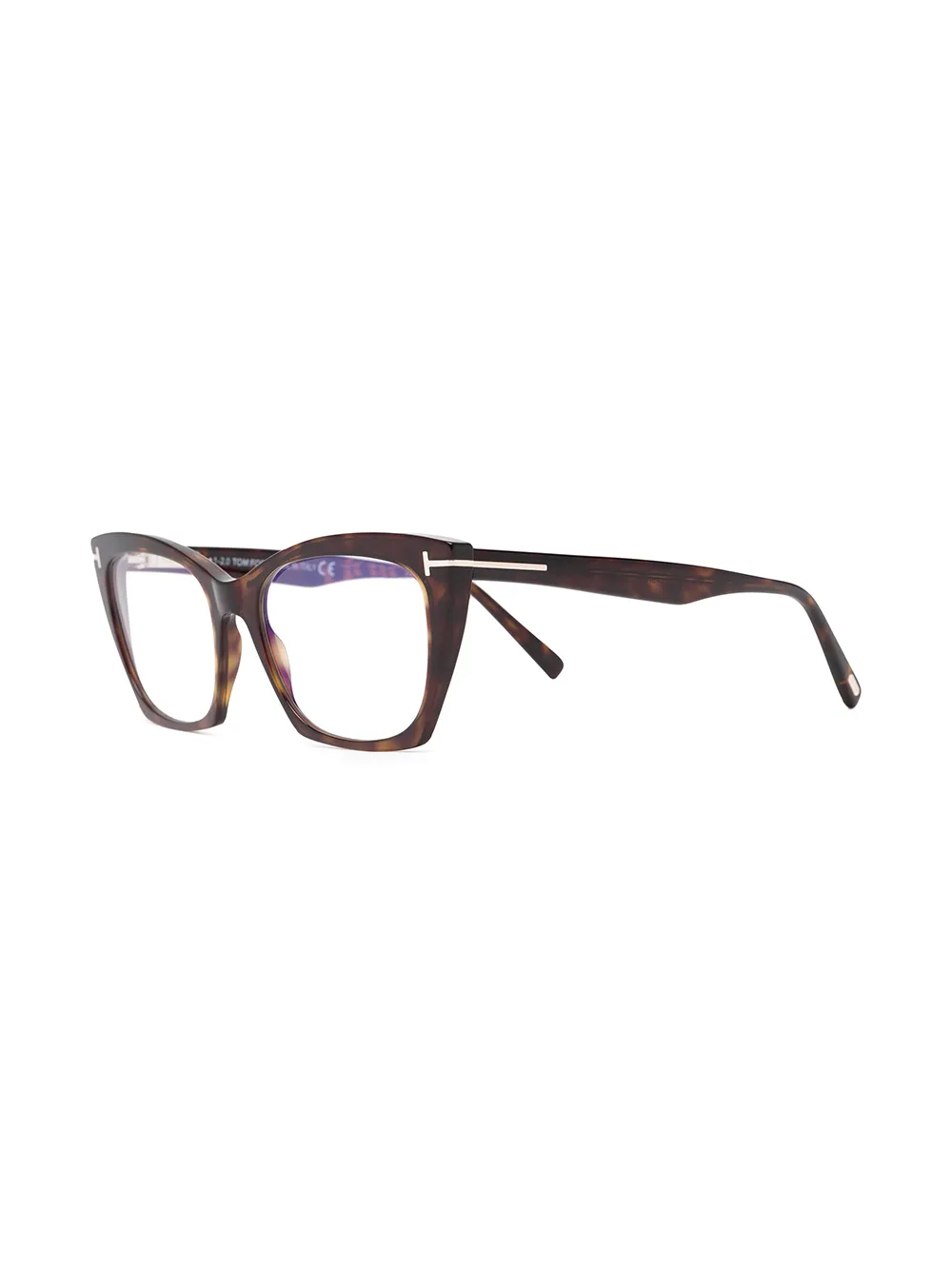 TOM FORD Eyewear Bril met vierkant montuur - Bruin