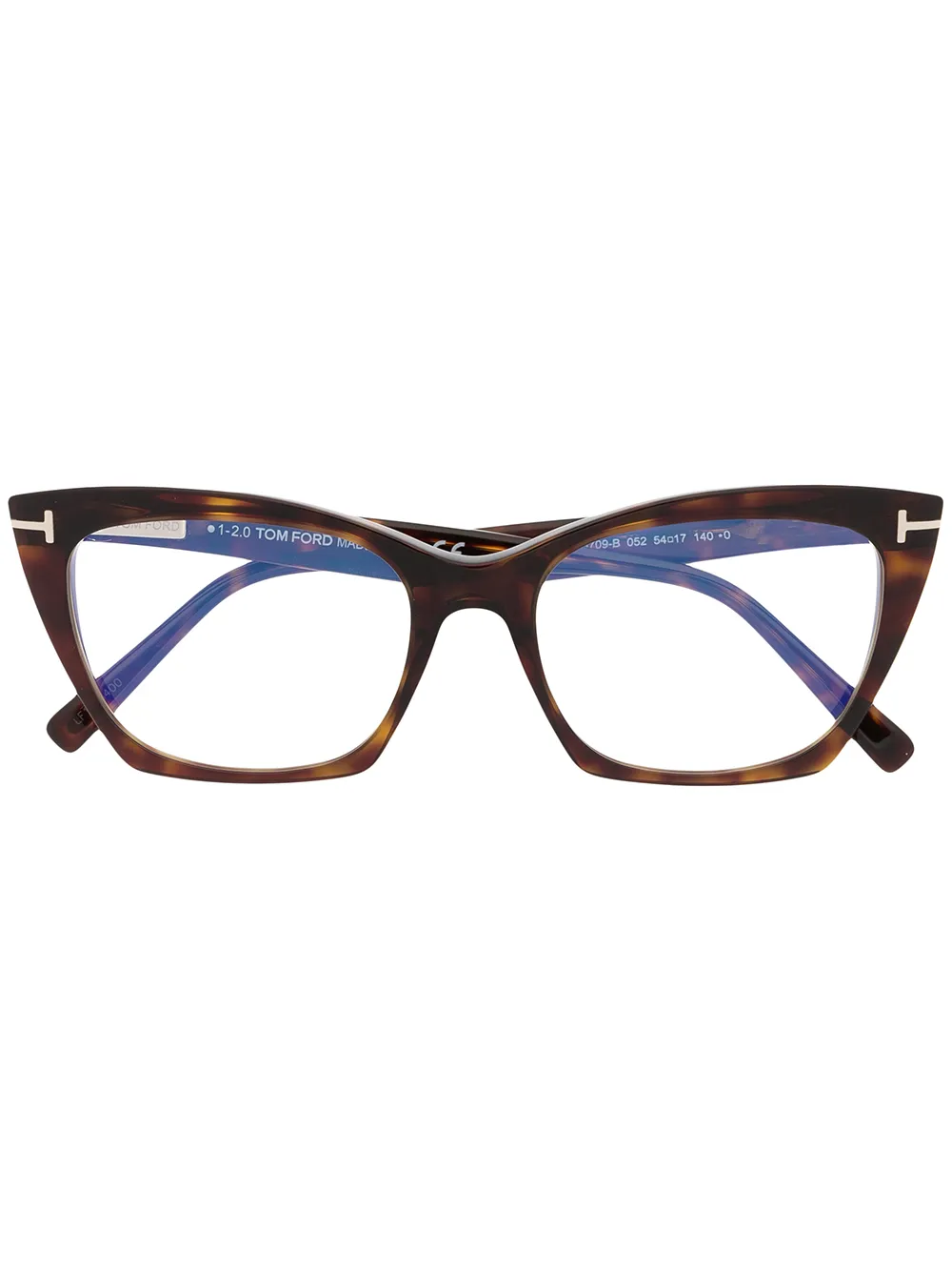 

TOM FORD Eyewear lentes con armazón cuadrada - Marrón