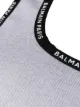 Balmain logo-trim tank top