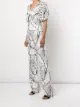 Marchesa Notte leaf-print jumpsuit