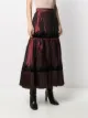 A.N.G.E.L.O. Vintage Cult 1990s tiered flared skirt