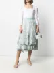 Image 2 of A.N.G.E.L.O. Vintage Cult 1990s layered crochet midi skirt