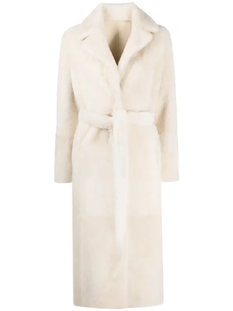 Yves Salomon full-length shearling coat