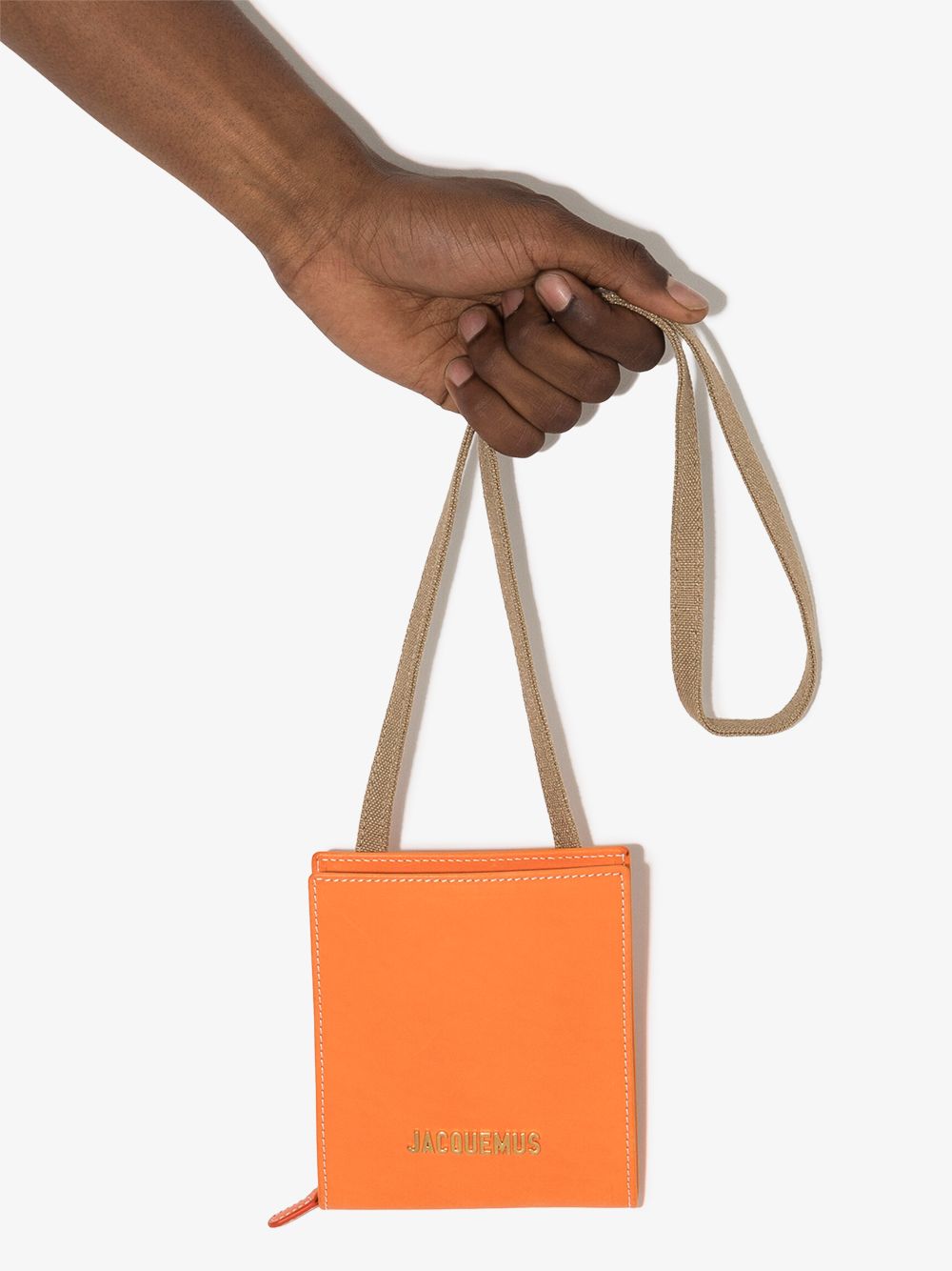 Shop Jacquemus Le Gadjo Bag In Orange