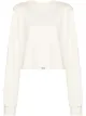Image 1 of Frankie Shop drawstring-hem cotton sweatshirt