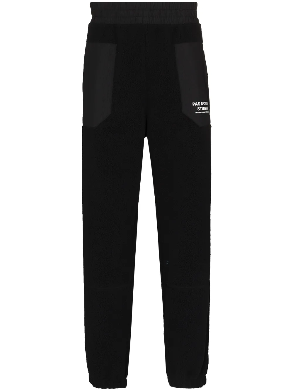 фото Pas normal studios fleece logo print track pants