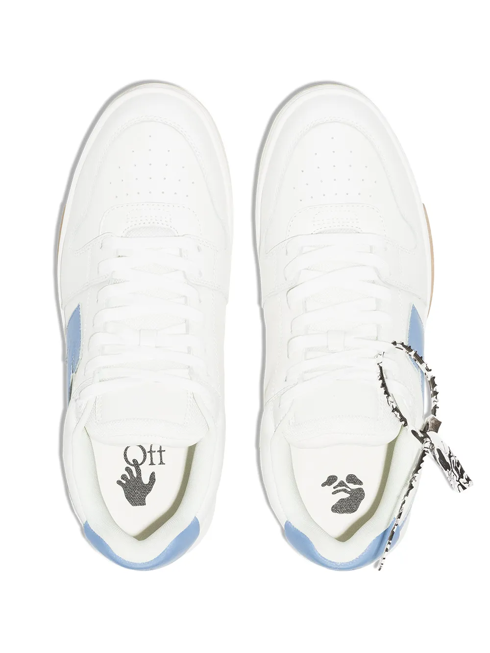 Off White Out Of Office Leather Sneakers Farfetch