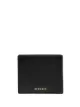 Versace Black medusa leather mini wallet