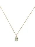 Kiki McDonough 18kt yellow gold Kiki Cushion amethyst and diamond pendant necklace