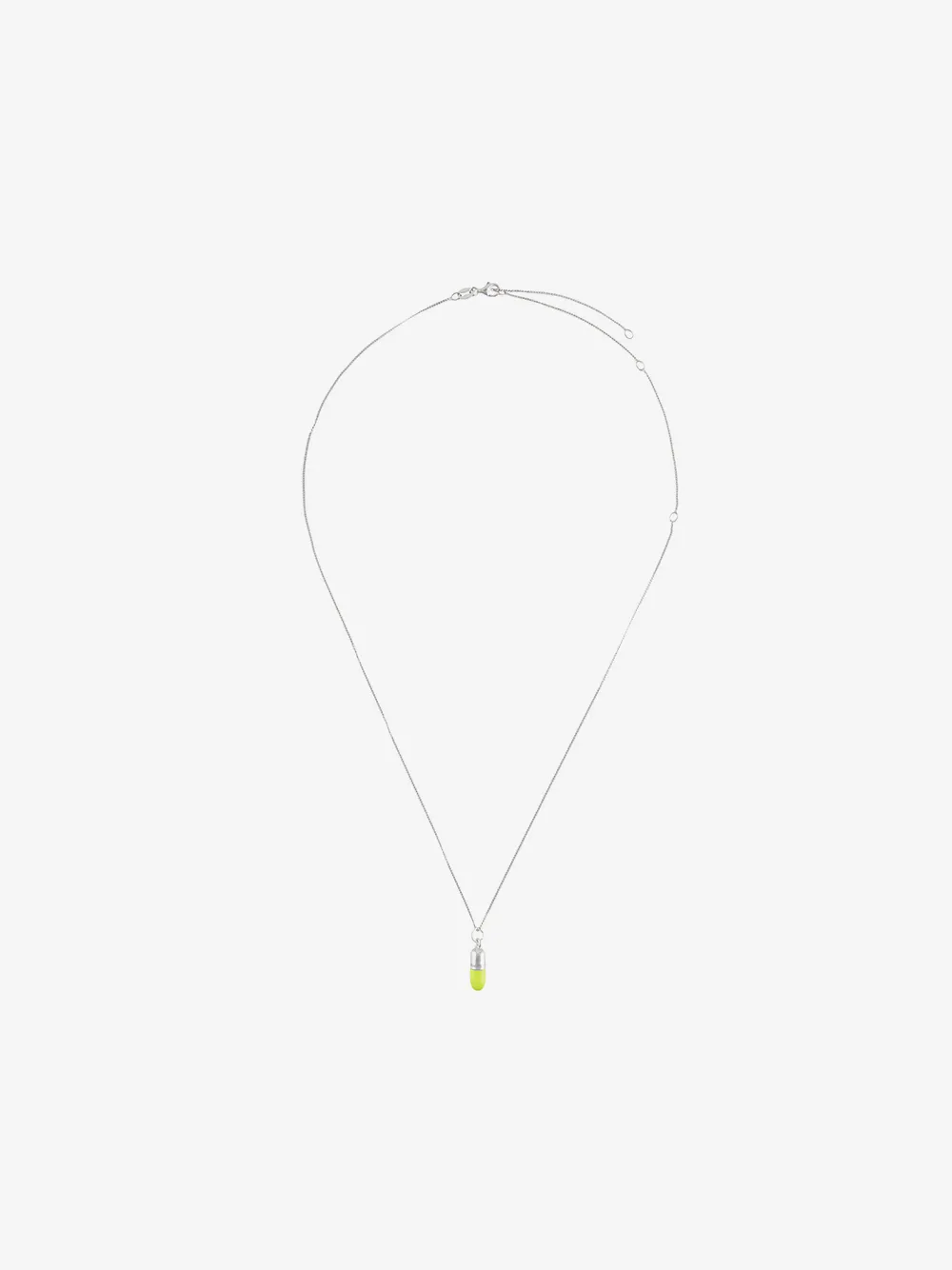 True Rocks mini pill pendant necklace | Silver | Image 1
