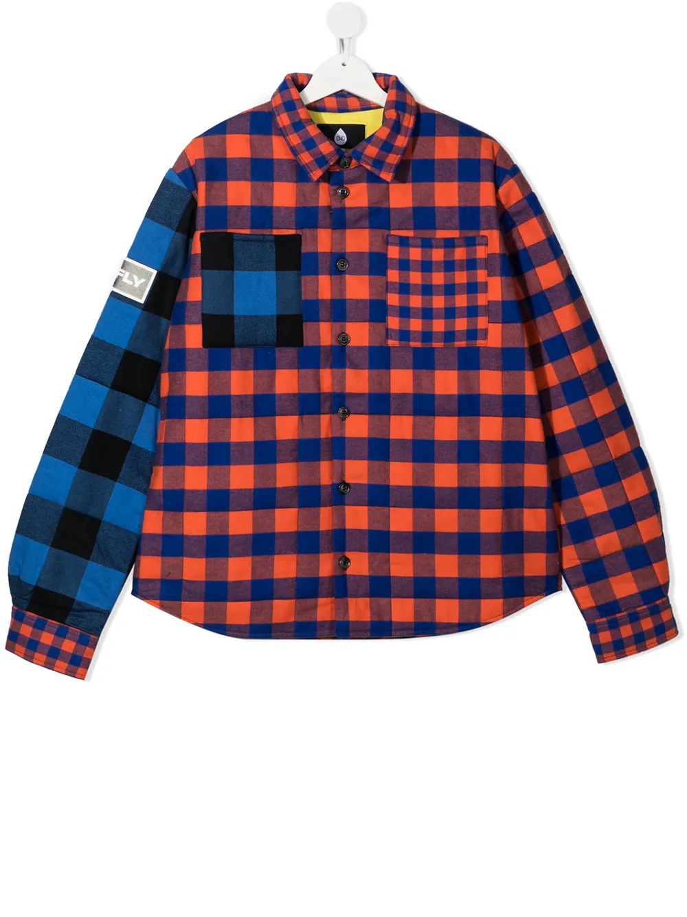 

DUOltd camisa a cuadros - Naranja