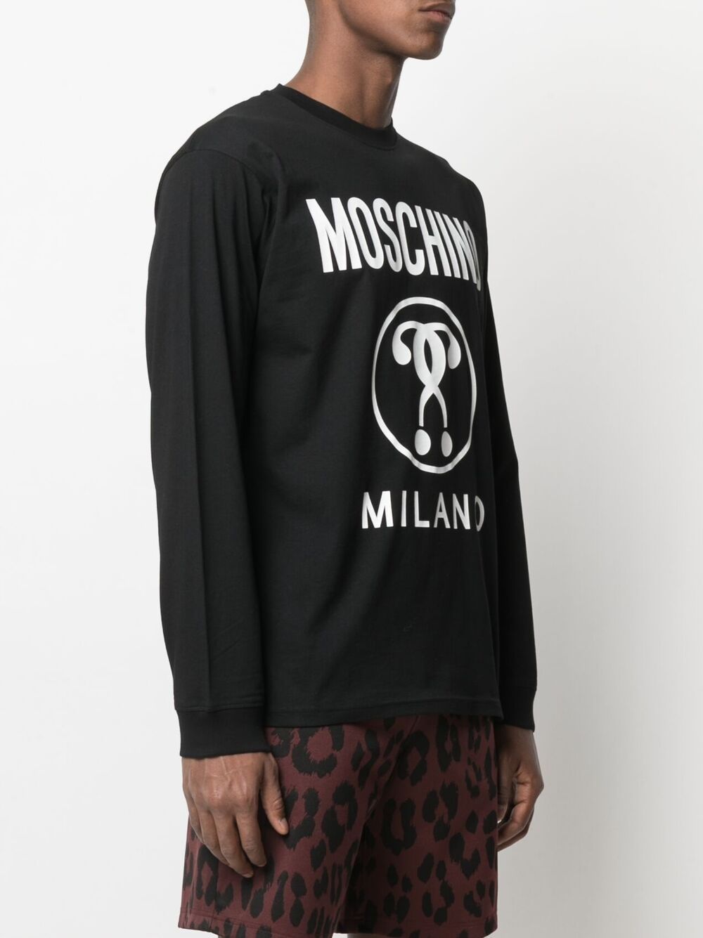 фото Moschino футболка double question mark